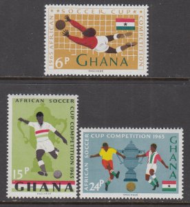 Ghana 233-235 Soccer MNH VF