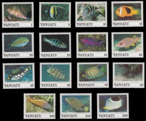 Vanuatu 442 - 456 MNH