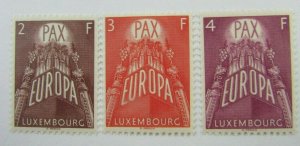 1957 Luxembourg  SC #329-331 Europa MH stamp