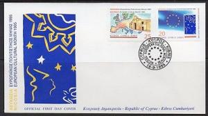 Cyprus 1995 European Culture Man FDC (869-70)