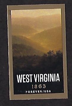 Modern Imperforate Stamps Catalog # 4790a Single West Virginia Stathood 150 Year