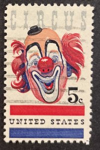 US #1309 Used F/VF 5c CIRCUS 1966 [B55.5.4]