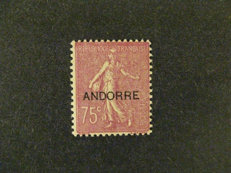 Andorra #14 mint hinged  a22.8 5572