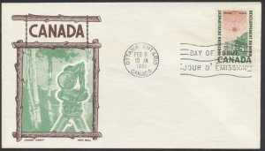 1961 #391 Northern Development FDC Cachet Craft/Ken Boll Cachet Ottawa