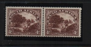 South Africa 1952 SG18 4d  unmounted mint pair