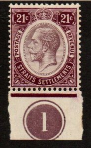 Straits Settlements 160 Mint Hinged