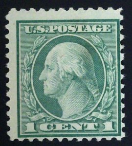 Scott #545 - F - 1c Green - Washington - DG - 1921