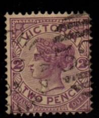 Australia - Victoria  #162 Queen Victoria  - Used