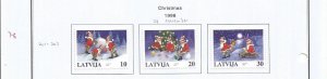 LATVIA - 1998 - Christmas - Perf 3v Set - Mint Lightly Hinged