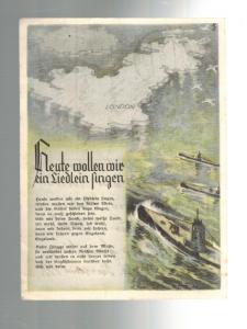 1942 Germany Kriegsmarine RPPC U Boat Feldpost Postcard Cover