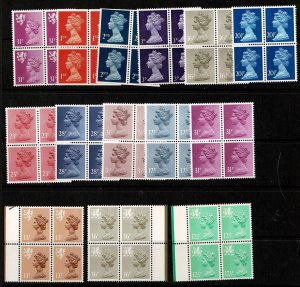 Great Britain mint NH machins blocks