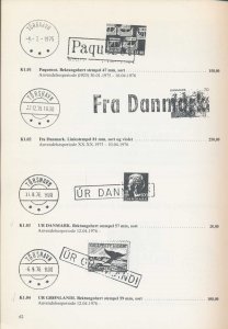 FAROES Poststempler Postmarks Catalogue Illustrated.60 Pages(GM 401