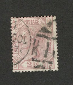 GB - UNITED KINGDOM - USED STAMP - QV - 2 1/2 d    (70)