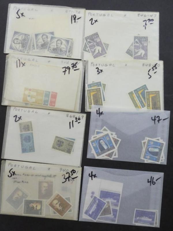 EDW1949SELL : PORTUGAL 1958-1980 Clean VFMNH grouping of all Cplt sets Cat $3392