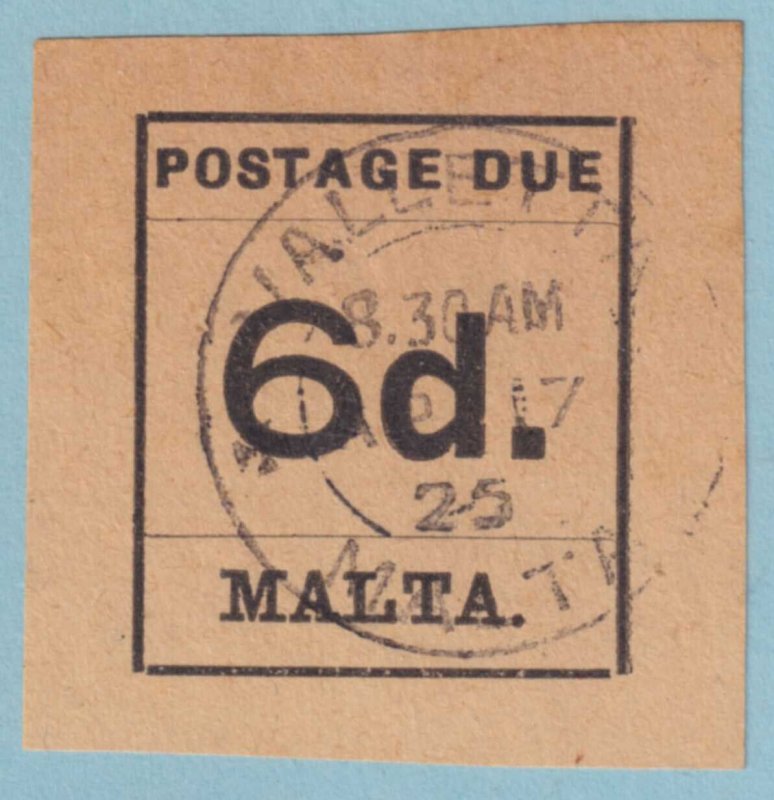 MALTA J8 POSTAGE DUE  USED - NO FAULTS VERY FINE! - KKA