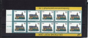 GERMANY/DDR 1984 SET OF 72 STAMPS, SHEET, 4 S/S, 2 BOOKLETS & S/CARD MNH