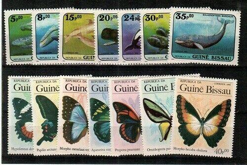 Guinea-Bissau Scott 597-610 Mint NH (Catalog Value $25.00)