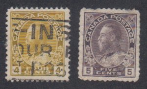 Canada - 1922 - SC 110, 112 - Used