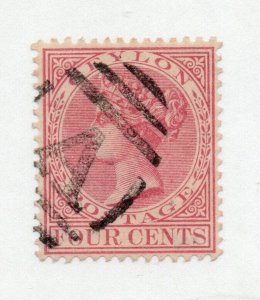 Ceylon - SG# 149 Used - wmk crown CA     /     Lot 1123133