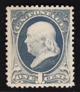 US #206 1c Gray Blue Franklin MINT NH SCV $225