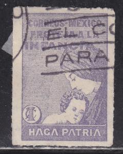 Mexico RA5 Postal Tax Stamp - Mother and Child 1929