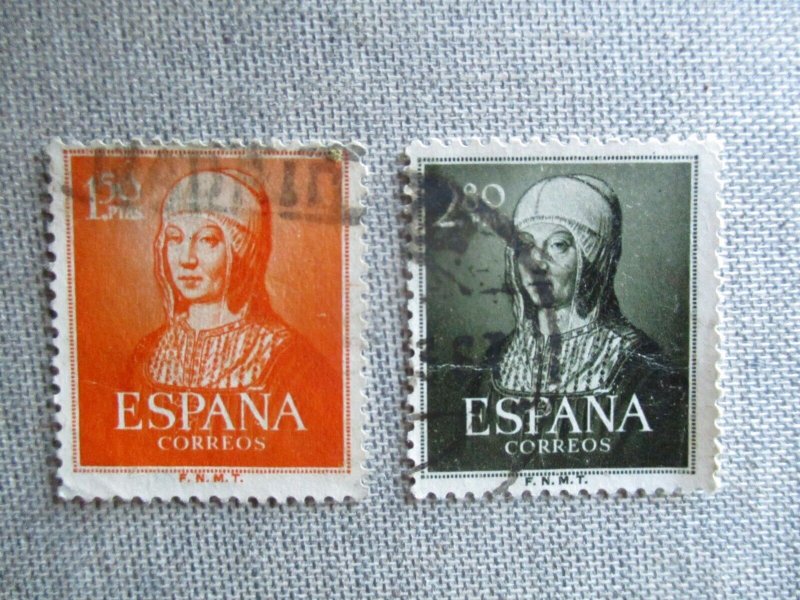 Spain, Scott# 784-785,used