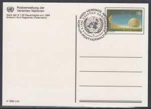 United Nations V1enna Scott UX6 FDC - 1993 Issue