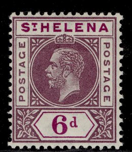 ST. HELENA GV SG86, 6d dull & deep purple, LH MINT. Cat £14.