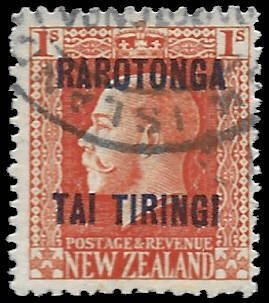 Cook Island 60  1919  1 sh. fine used