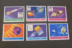 Paraguay 1969 Sc 1144-49 space MNH