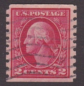 United States. # 413, George Washington Coil Stamp, Perf  8 1/2, used, 1/3 Cat