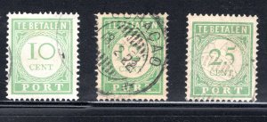 Netherlands Antilles #J23-4, J27  VF, Used, Partial Set ..... 4210274