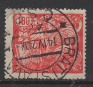 Czechoslovakia Scott#  92  used  singles