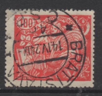 Czechoslovakia Scott#  92  used  singles