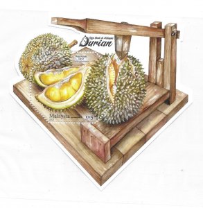 Malaysia 2021 Durian S/S Odd Shaped MNH C4