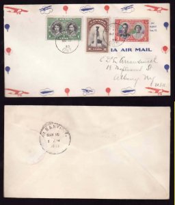 Canada-Sc#246-8- id10659-stamps on FDC-Royal Visit-Windsor, Ont-May 15 1939-