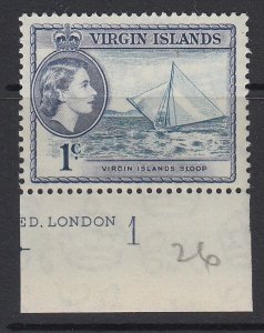 VIRGIN ISLANDS, Scott 116, MNH