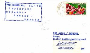 French West Africa Mali 25F Pioneers of Mali 1967 Bamako R.P. Interflug First...