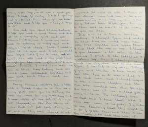 1945 India Bombay to Bangalore Soldier's Free Mail Post #2 Censor Cover & Letter