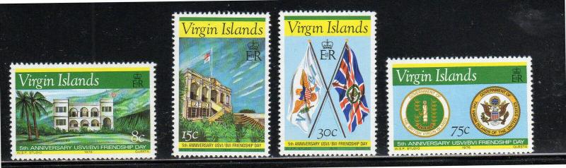 VIRGIN ISLANDS #313-315  1976 U.S & BRITISH FRIENDSHIP        MINT VF NH O.G