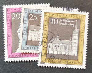 DDR Sc # 960-62, VF Used
