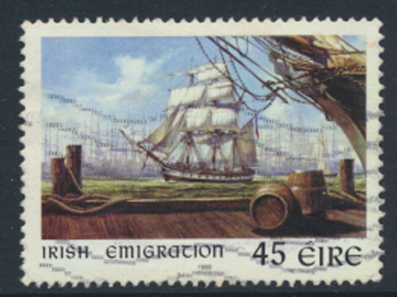 Ireland Eire SG 1218 SC# 1168 Used Emigration 1999 details Scan