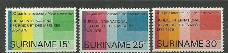 Suriname - 1975 - NVPH 646-48 - MNH - ZO183