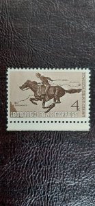 US Scott # 1154; 4c Pony Express; MNH, og, from 1960; VF centering