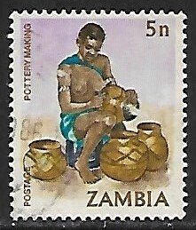 Zambia # 242 - Pottery Making - used.....{BE13}