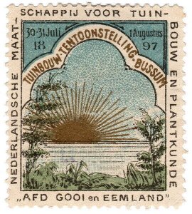 (I.B) Netherlands Cinderella : Horticultural Exhibition (Amsterdam 1897)