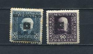 Yugoslavia 1919 Sc 1L33 1L37 MH Overprint  6753