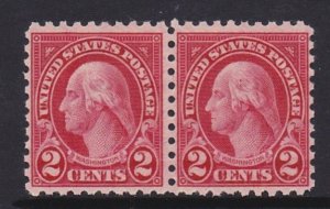 583 Washington Pair MNH