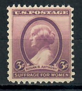 784 Susan B Anthony F-VF MNH single - violet