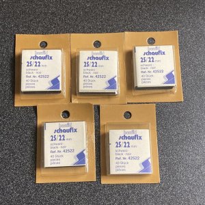 Lot Of 5 Hawid SCHAUFIX 25/22 BLACK - 40 Mounts